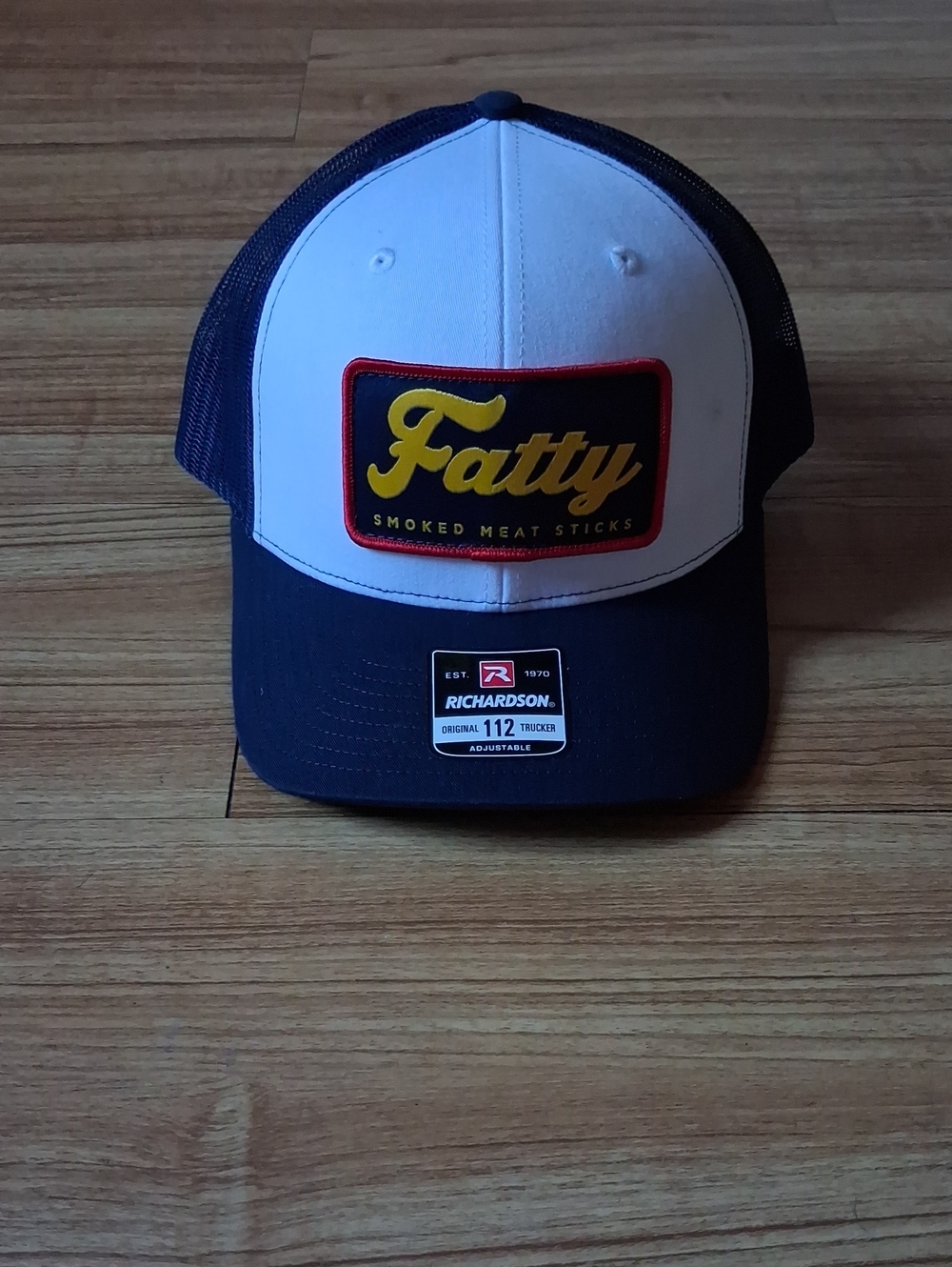Richardson Fatty Logo Trucker Hat - Navy & White